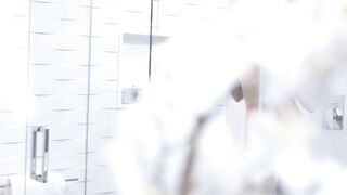GIRLSWAY - Shy 18yo Blonde Teenagers Is Joined Inside The Shower By A Long Chested mom! SOFT STEAMY SEX