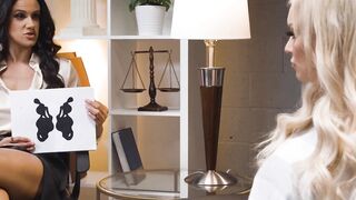GIRLSWAY - Therapist Penny Barber Helps Still Into Closet Patient Kenzie Taylor Open Up To Lesbianism