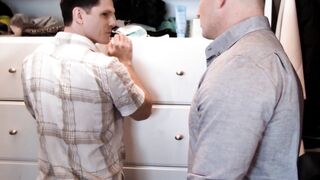 ADULT TIME - Heterosexual Dude Brock Kniles Destroys Hungry Bottom Devin Franco's Booty! ANAL JIZZED!
