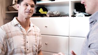 ADULT TIME - Heterosexual Dude Brock Kniles Destroys Hungry Bottom Devin Franco's Booty! ANAL JIZZED!