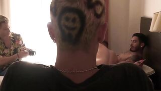 LatinoJuice.com - Inked Latino jock Sahid hammered deep gay twink Ayun ass