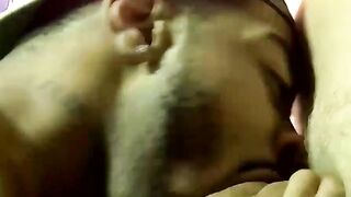JoeSchmoeXXX.com - Hot black amateur dude devours white guy's cock and cums like craz