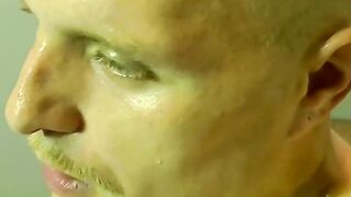JoeSchmoeXXX.com - Hot black amateur dude devours white guy's cock and cums like craz