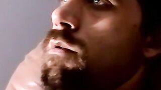 Hardcore masturbation with older dude with hairy chest