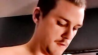 Twinks barebacking and cumming after blowjob and jerking off