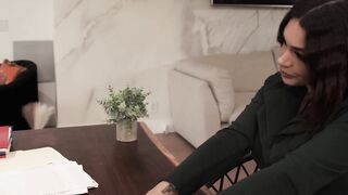 TRANSFIXED - Incredible Eva Maxim Rough Fucks Her goddess Stepmom-Into-Law Lauren Phillips & Jizzes On Her Jugs