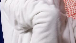 Twink Benjamin Riley solo fucks dildo in pyjamas and cumshot