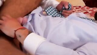 PlayingMen.com - Studs in sexy suits fuck hard after powerful foreplay and passionate