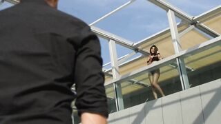 21 SEXTURY - Crazy Hot Hispanic Sarah Adorable Gets Her Beautiful Foot Covered By Cum