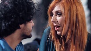ADULT TIME - Nervous 19 Year Old Doesn't Pull Out Of His cougar Therapist Lauren Phillips During Sexual Banged