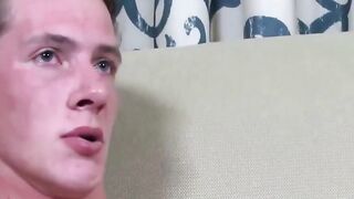 MilitaryHunk.com - Pierce lubes up and enjoys his thick meat with intense and rough s