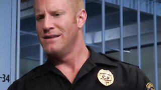 FalconsXXX.com - Muscle hunk prison guard enjoys raw anal action during work hours