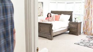 DEVILS SCENE - Pervy Teenie Freya Parker Makes Her Stepdad Wish He Plowed Her
