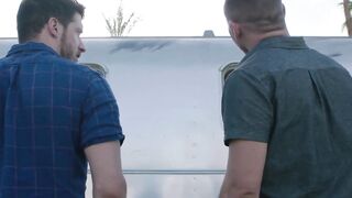DisruptiveMovie.com - Muscular Daddy Ty Roderick pounded hard by sexy bear Isaac X in