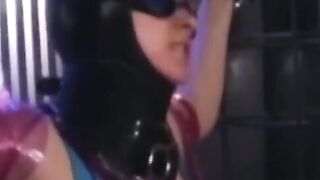 PussyCatsLatex.com - Vintage toy bondage with lesbian sub and mistress