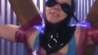 PussyCatsLatex.com - Vintage toy bondage with lesbian sub and mistress