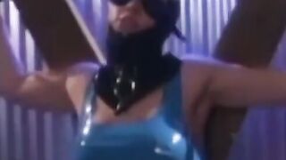 PussyCatsLatex.com - Vintage toy bondage with lesbian sub and mistress
