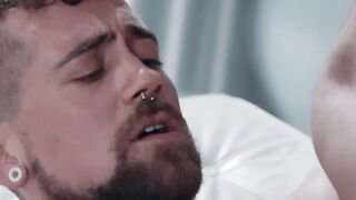 MaleNoir.com - Hairy white man takes hung Remy Cruze's massive cock in brutal fuck