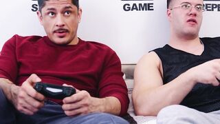 HETEROFLEXIBLE - Rocky Vallarta Is Visited By Neighbors Clark Delgaty, Ends Up Getting ANAL CREAMPIED