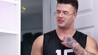 HETEROFLEXIBLE - Rocky Vallarta Is Visited By Neighbors Clark Delgaty, Ends Up Getting ANAL CREAMPIED