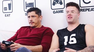 HETEROFLEXIBLE - Rocky Vallarta Is Visited By Neighbors Clark Delgaty, Ends Up Getting ANAL CREAMPIED