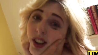 UKSubSluts.com - Blonde Jessica Jensen's submissive slut role with big cocks
