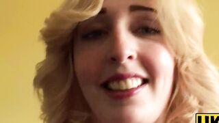 UKSubSluts.com - Blonde Jessica Jensen's submissive slut role with big cocks