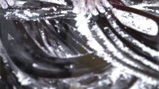 Big boobed Victoria June covered herself in flour before pussy ramming