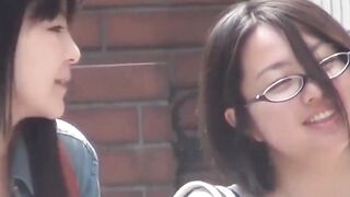 NipponPissTV.com - Japanese brunette squats and pisses freely outdoors in public