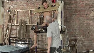 TwinkDungeon.com - Justin Blaber gets smashed Ashton Bradley in the sex dungeon