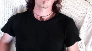 MenWithFur.com - Perverted guy jerks his small hairy dick solo