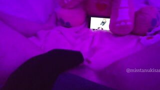 Japan student caught touching her innocent twat watching Animated uncensored and long squirt