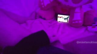 Japan student caught touching her innocent twat watching Animated uncensored and long squirt