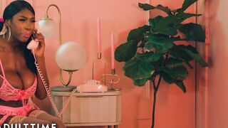 Mystique Masturbating Into Pink Underwear