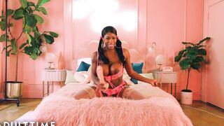 Mystique Masturbating Into Pink Underwear