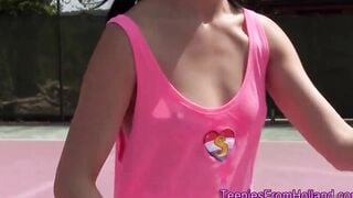 Solo tennis teens massage