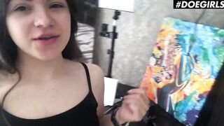Doegirls - Hayli Sanders babe Huge Butt Ukrainian Eighteen Private Toy Masturbation Into Quarantine With Her Dildo