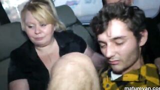 three moms pick up young penis at MaturVan
