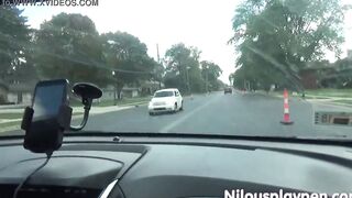 Titty Driving Out For Donuts : Nilou Achtland