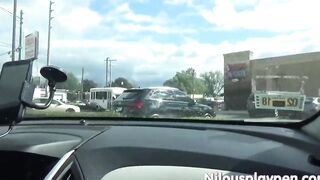 Titty Driving Out For Donuts : Nilou Achtland