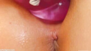 Bridget solo masturbating at home from Offer Me Pink