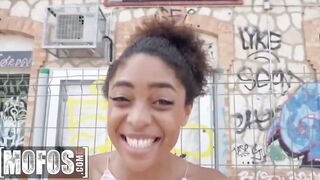 Mofos - Goddess Luna Corazon Spices up her Vacation into Spain by Fucking a Long French Penis into Outside