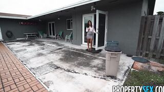 PropertySex sexy Agent with Good Booty Fucks Handyman