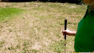 Reality Kings - Tyler Steel Suppose to Teachs Zelda Morrison Golf but end up Fucking inside the Field