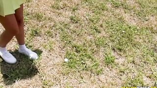 Reality Kings - Tyler Steel Suppose to Teachs Zelda Morrison Golf but end up Fucking inside the Field