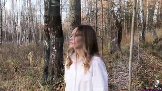 Hottie Dreams of Fucking inside the Woods with a Stranger