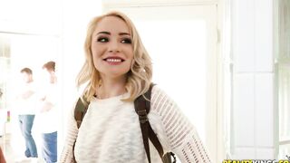 Reality Kings - Goddess Blonde Hadley Mason Offers her Tight Cunt to Van Wylde for the Rental Discount