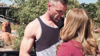 Skylar Snow Is A Natural Huge Tit Nympho Who Cucks Her Hubby With The Vehicle Polisher