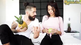 MAMACITAZ - Logan Salamanca Fucks This Big Boobed Hispanic So Rough That She Even Tell Him To Stop A Little Bit - Mila Garcia