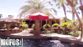 Mofos – Eliza Ibarra and her bf Quinton James Plowed each other into the Pool